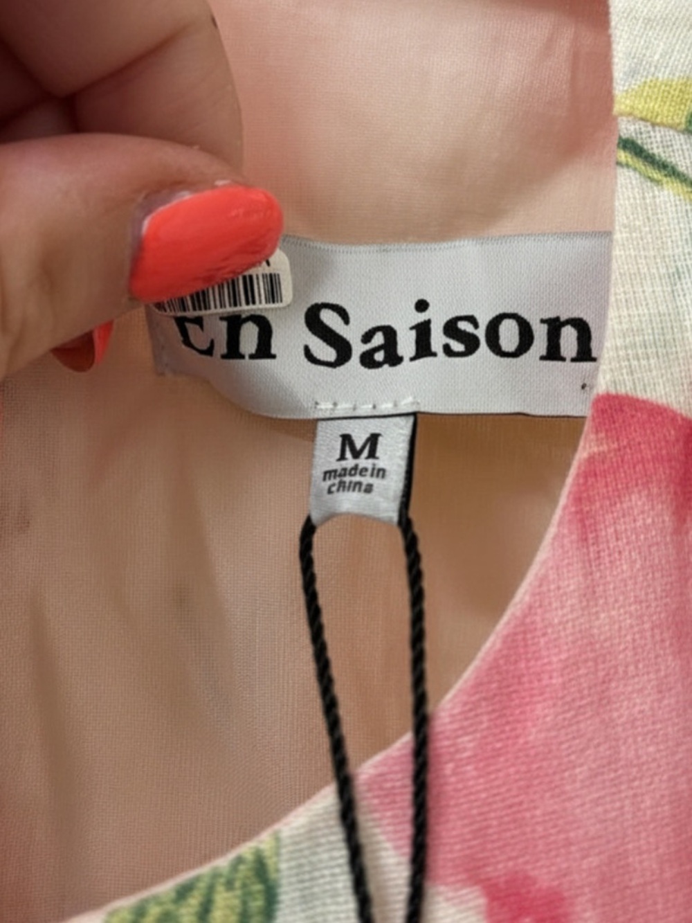 Anthropologie En Saison Ula Midi Dress in Fruits Multi print NWT - Picture 4 of 7
